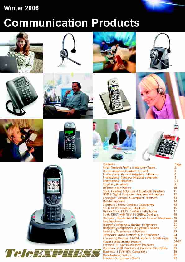 Plantronics Telephone Winter 2006-page_pdf